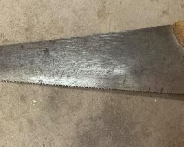 Disston D23 saw	29 in long	
