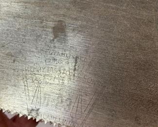 Disston D23 saw	29 in long	
