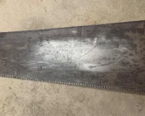 Antique Disston Saw	30in Long	
