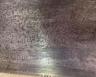 Many Antique Disston Saws
