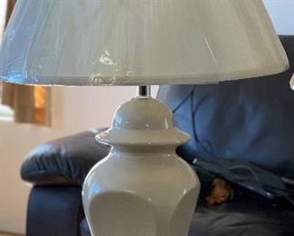 2 Ceramic Lamps PAIR