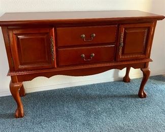 Cherry Wood Console Table