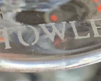 7pc Towle Crystal Glasses