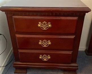 Cherry Wood Single Nightstand