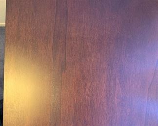 Contemporary Walnut Veneer Dresser 33x63x17.5in