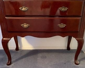 Cherry Wood Tall Boy Dresser 77x37.5x18in