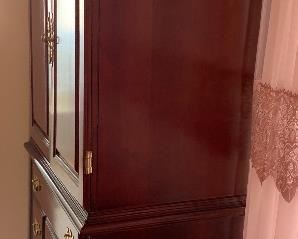 Cherry Wood Wardrobe Dresser 79x37x23in