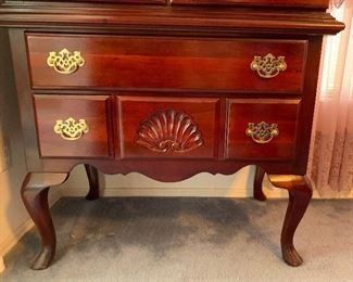 Cherry Wood Wardrobe Dresser 79x37x23in