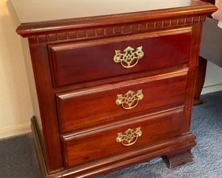 Cherry Wood Single Nightstand #2