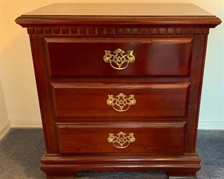 Cherry Wood Single Nightstand #2