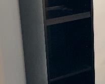 Slender Black Ash Bookshelf