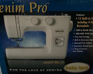 Denim Pro BL16 Sewing Machine w/ Box