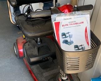 Pride Go-Go Elite Traveller 3-Wheel Mobility Scooter