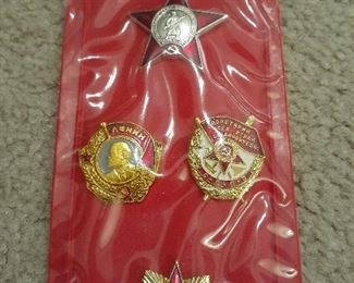 Soviet Order collector pins