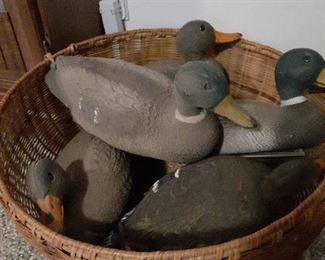 Vintage duck decoys