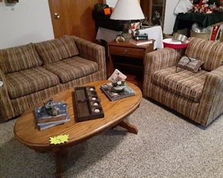 Very '70's 2-piece living room set
