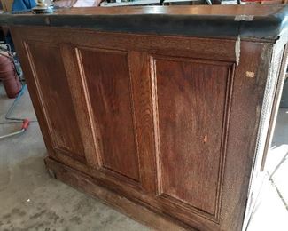 Antique oak bar (needs restoration)