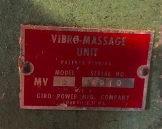 Vibro Massage (don't google that)