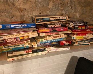 Vintage and Antique BOARD games!! Twister is in there! 