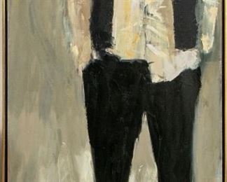 Jacob Pins (b. Germany 1917 - D. Israel 2005) Portrait Of 