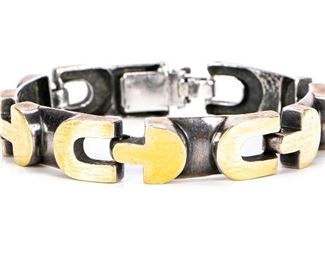 Vermeil & Sterling Chunky Link Bracelet