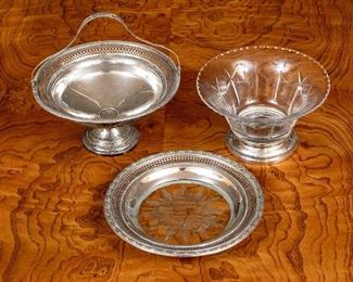 Three Sterling Table Top Items