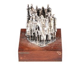 Aharon Bezalel (B 1925, Afghanistan - D 2012 Israel) Silver 