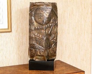 Jacob Ben Shalom (Israel, B. 1932) Hammered Four Sided 