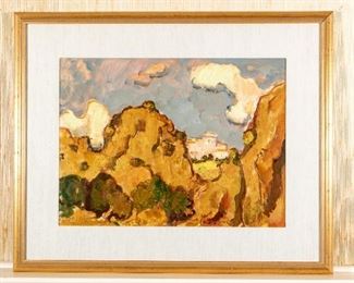 Jacob Steinhardt (b. Germany 1887 - D. Israel 1968) Oil 