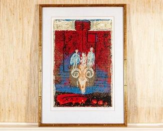 Shraga Weil (B. Slovakia 1918 - Israel 2009) Part Of The 