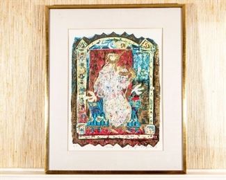 Shraga Weil (B. Slovakia 1918 - Israel 2009) Lithograph Artist 