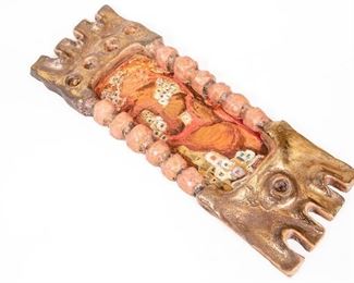 Lea Majaro-Mintz Terra Cotta And Oil Painting