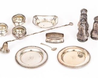 Group Of Sterling Silver Objects Of Interest