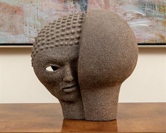 David Morris (Israel, 1911 - 1999) Two Headed Ceramic 