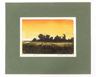 Jacob Pins (b. Germany 1917 - D. Israel 2005) Multi-color 