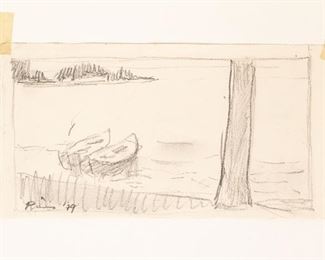 Jacob Pins (b. Germany 1917 - D. Israel 2005) Pencil 