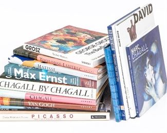 Group Of 13 Coffee Table Art Books