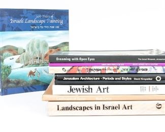 Group Of 8 Jewish Art Books Including Signed Ruth Levin 