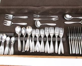 Lauffer Norway Stainless Steel Service For Twelve & Serving 