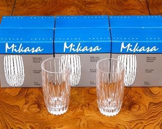 Set Of 14 Mikasa Park Lane Highball Tumblers