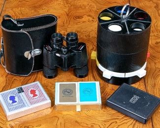 Group Of Miscellaneous Articles Including Binoculars