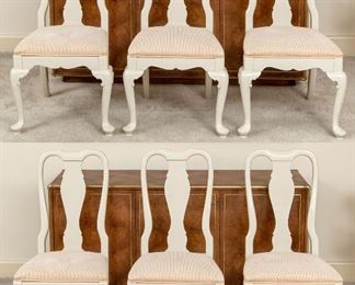 Set Of Six Exquisite Century Chair Dining Room Chairs