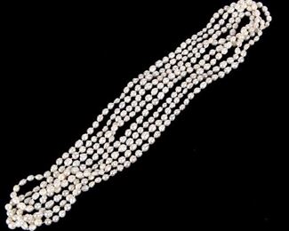 96" Rope Pearl Necklace