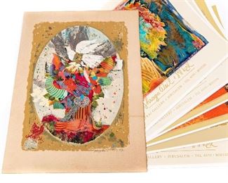 Shraga Weil (Israeli, 1918-2009) Color Serigraph And Six 