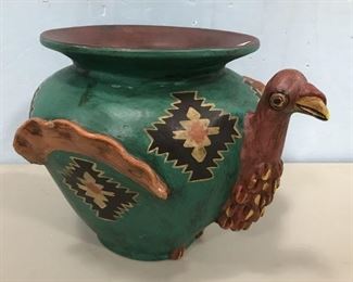 "Turkey Vase" Peruvian Indians Vase