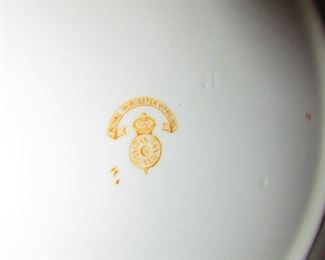 Detail of Royal Worcester Dinner Plates