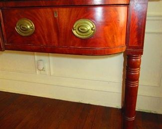 Detail of Early 19th. c, English Server in Mahogany