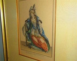 French Fashion Print