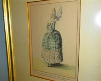 French Fashion Print