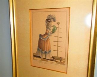 French Fashion Print
